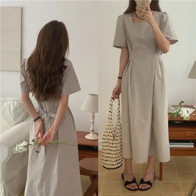 Vintage Summer Long Dress for Women