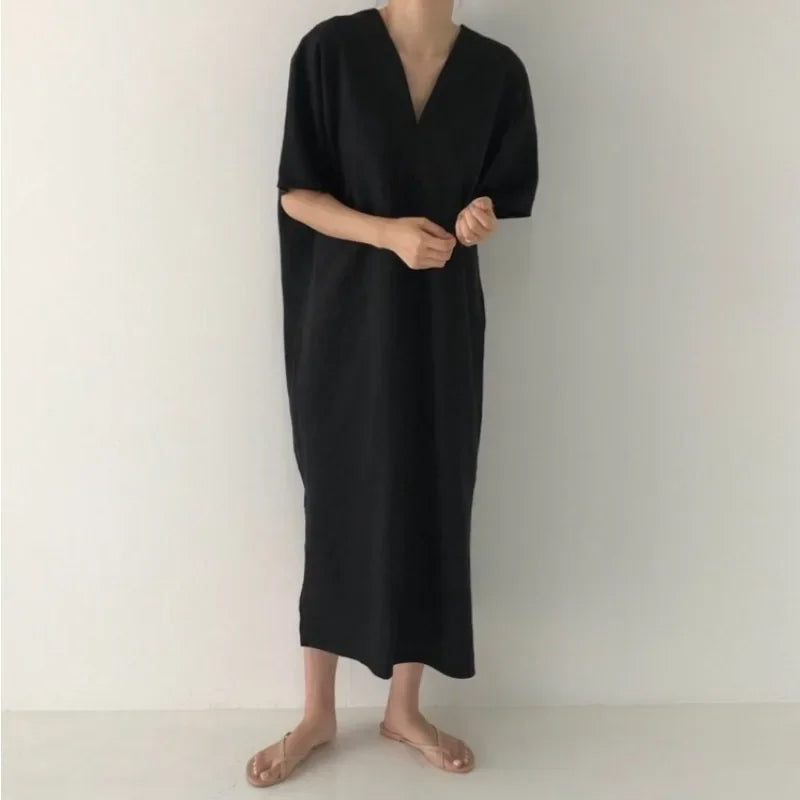 Women's Long Black Dress
