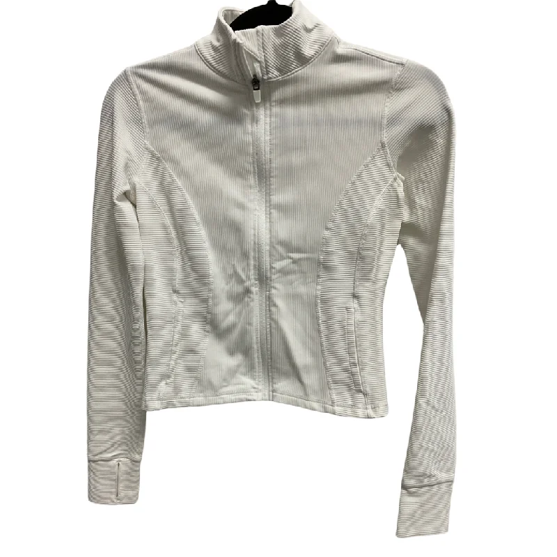 Athletic Jacket By 90 Degrees By Reflex In White, Size: Xs