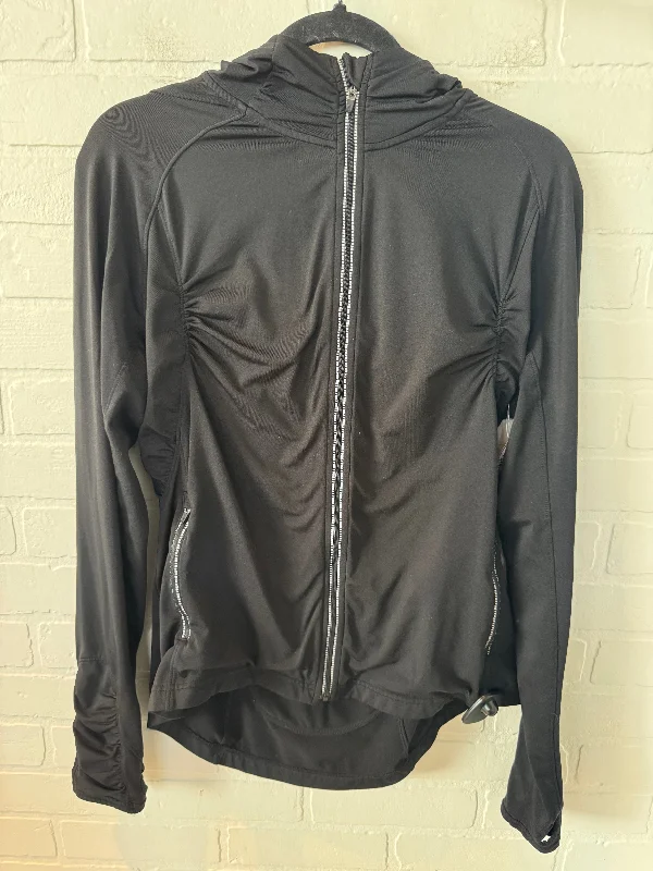 Athletic Jacket By Athleta In Black, Size: L