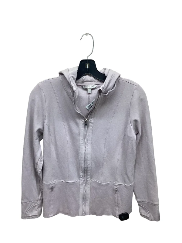 Athletic Jacket By Athleta In Purple, Size: S Knit Jacket Woven Jacket Fleece Jacket