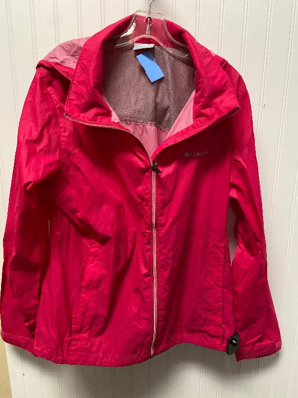 Athletic Jacket By Columbia In Pink, Size: Xl