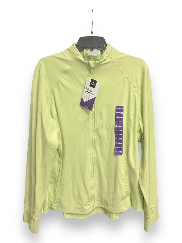 Athletic Jacket By Members Mark In Green, Size: Xxl Snapped Jacket Toggled Jacket Drawstring Jacket Athletic Jacket By Members Mark In Green, Size: Xxl Snapped Jacket Toggled Jacket Drawstring Jacket
