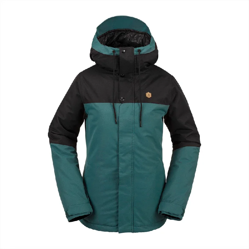 Bolt Ins Snowboard Jacket - Womens Notch Collar Peter Pan Collar Cowl Neck