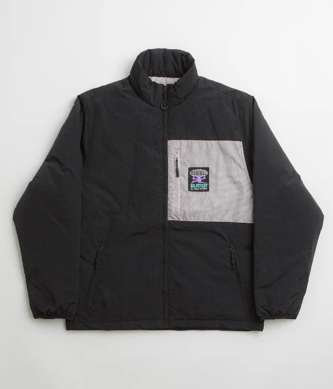 Butter Goods Terrain Puffer Jacket - Black Nylon Jacket Polyester Jacket Spandex Jacket Butter Goods Terrain Puffer Jacket - Black Nylon Jacket Polyester Jacket Spandex Jacket