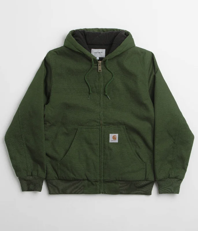 Carhartt Active Jacket - Tarragon Fleece Fabric Down Fabric Feather Fabric