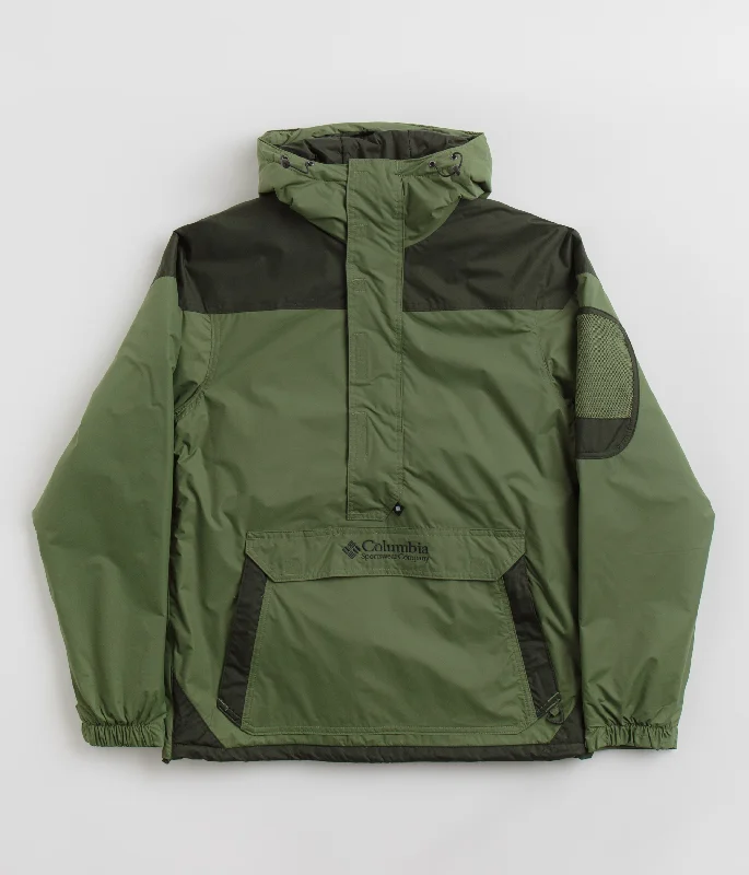 Columbia Challenger II Insulated Pullover Jacket - Canteen / Greenscape Print Jacket Jacquard Jacket Embroidered Jacket Columbia Challenger II Insulated Pullover Jacket - Canteen / Greenscape Print Jacket Jacquard Jacket Embroidered Jacket