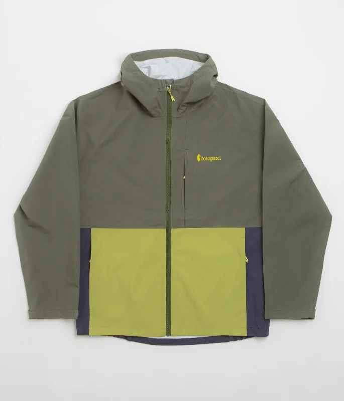 Cotopaxi Cielo Rain Jacket - Fatigue / Lemongrass