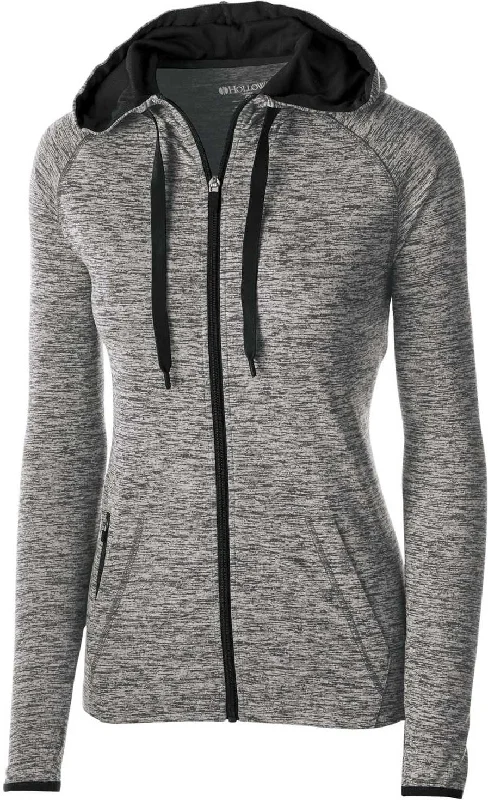 Holloway 222743 Ladies' Force Jacket - Carbon Heather Black