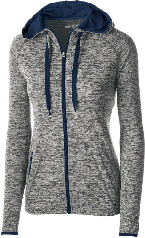 Holloway 222743 Ladies' Force Jacket - Carbon Heather Navy