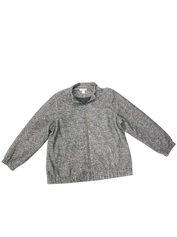 Jacket Other By Cj Banks In Grey, Size: 1x Snapped Jacket Toggled Jacket Drawstring Jacket Jacket Other By Cj Banks In Grey, Size: 1x Snapped Jacket Toggled Jacket Drawstring Jacket