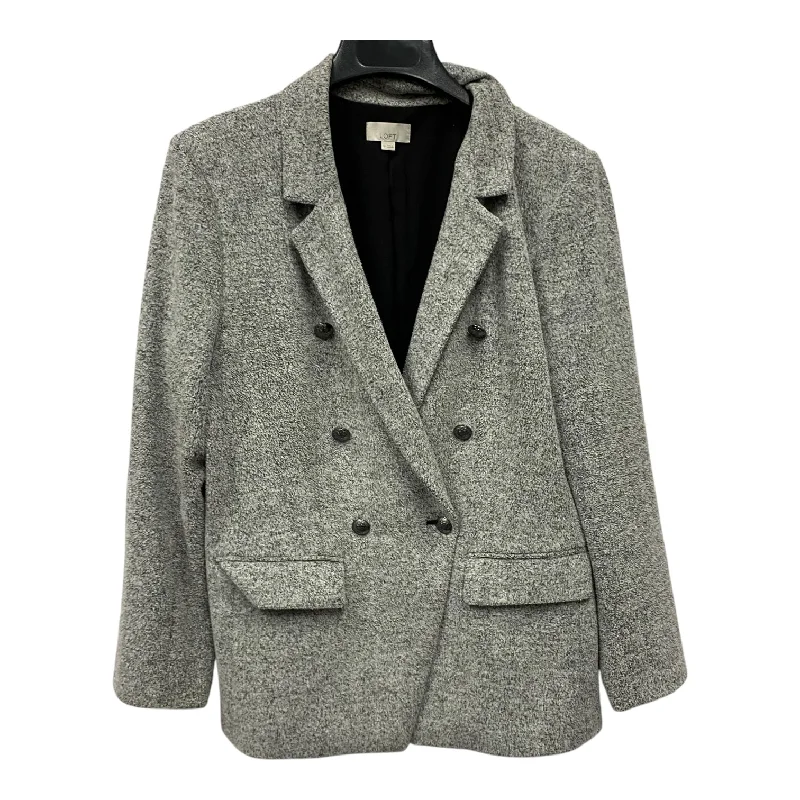 Jacket Other By Loft In Grey, Size:1X Fleece Jacket Down Jacket Parka
