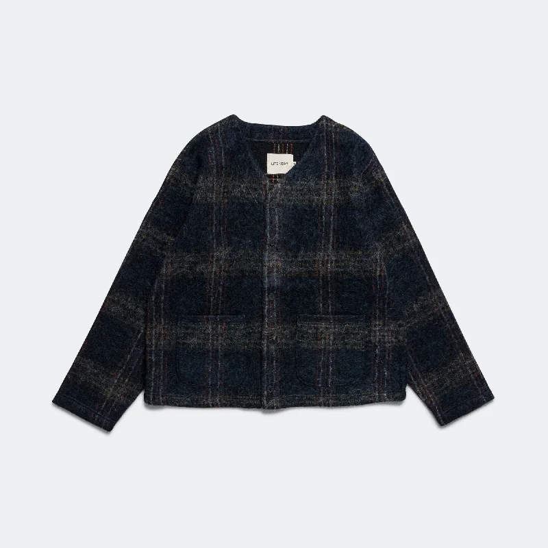 Liner Jacket - Dark Navy Plaid