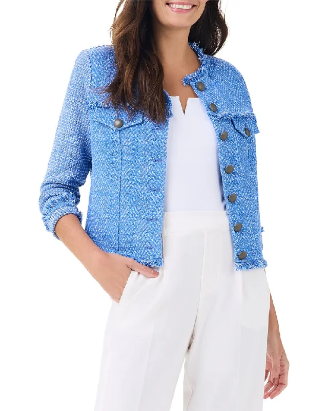 NIC+ZOE Petite Utility Fringe Mix Knit Jacket Zippered Jacket Buttoned Jacket Snapped Jacket NIC+ZOE Petite Utility Fringe Mix Knit Jacket Zippered Jacket Buttoned Jacket Snapped Jacket