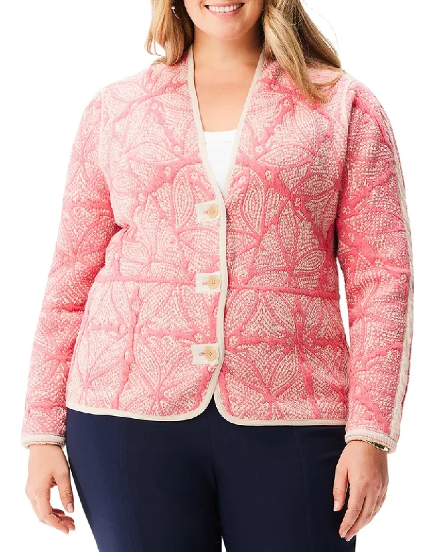 NIC+ZOE Plus Jacket Striped Jacket Polka Dot Jacket Floral Jacket
