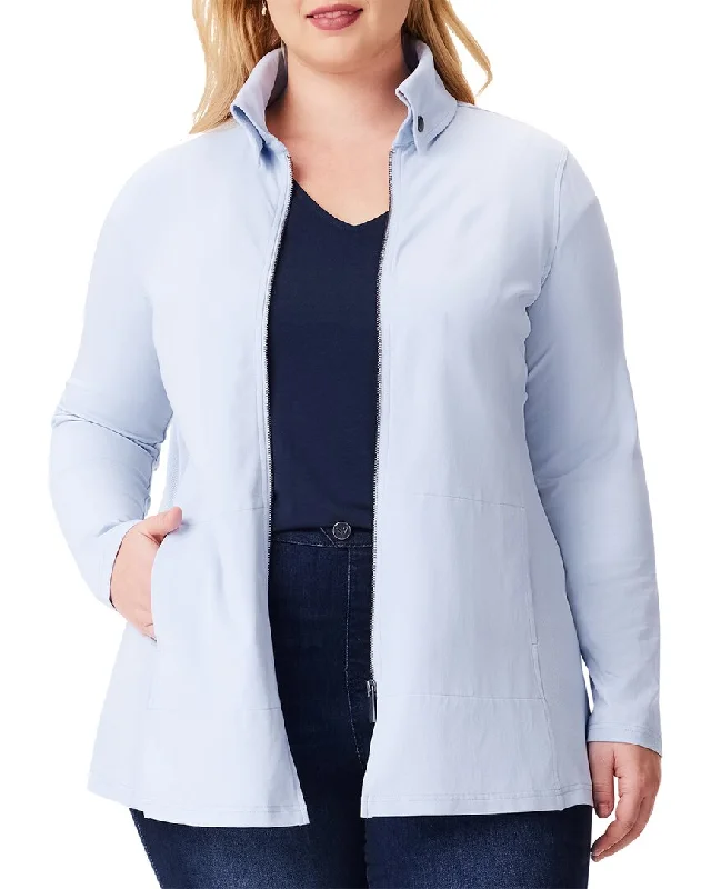 NIC+ZOE Plus Pop In Perfect Knit Jacket Notch Collar Jacket Peter Pan Collar Jacket Cowl Neck Jacket NIC+ZOE Plus Pop In Perfect Knit Jacket Notch Collar Jacket Peter Pan Collar Jacket Cowl Neck Jacket