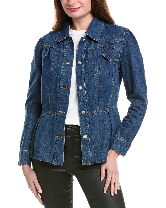Pascale La Mode Denim Jacket Mesh Jacket Canvas Jacket Denim Jacket