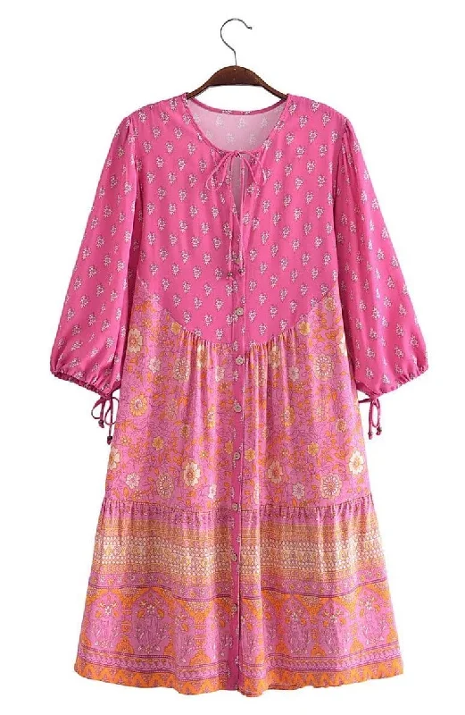 EDIE Mini Dress - Pink | ONE LEFT!