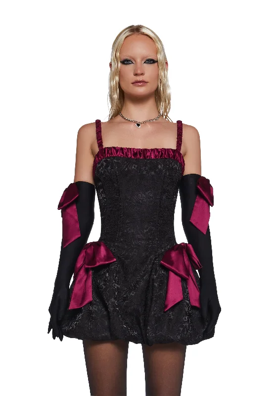 Forever Promise Mini Dress And Gloves Set