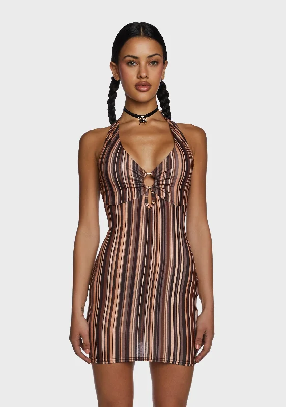 Y2K Halter Mini Dress