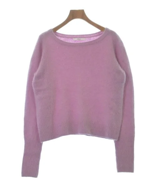 VICKY Sweaters Boat Neck Shawl Collar Notched Collar