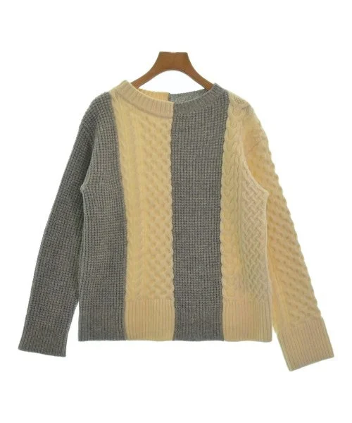 sacai Sweaters Cable Knit Ribbed Knit Lace Knit
