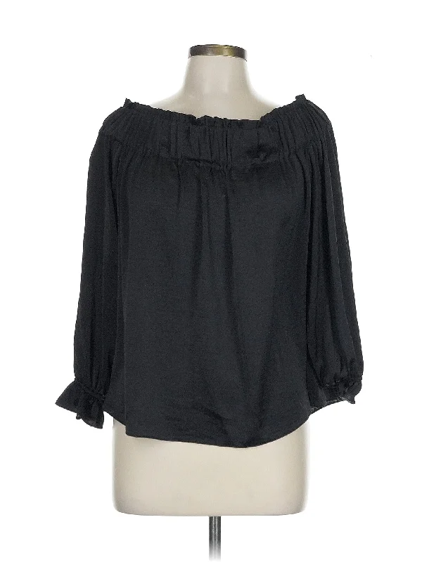 3/4 Sleeve Blouse Lightweight Linen Blouse