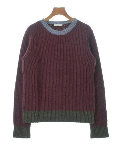 VALENTINO Sweaters Denim Fabric Leather Fabric Suede Fabric