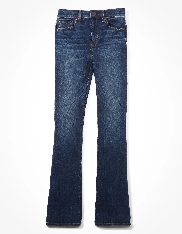 AE Next Level High-Waisted Skinny Kick Jean Casual Straight-Leg Jeans