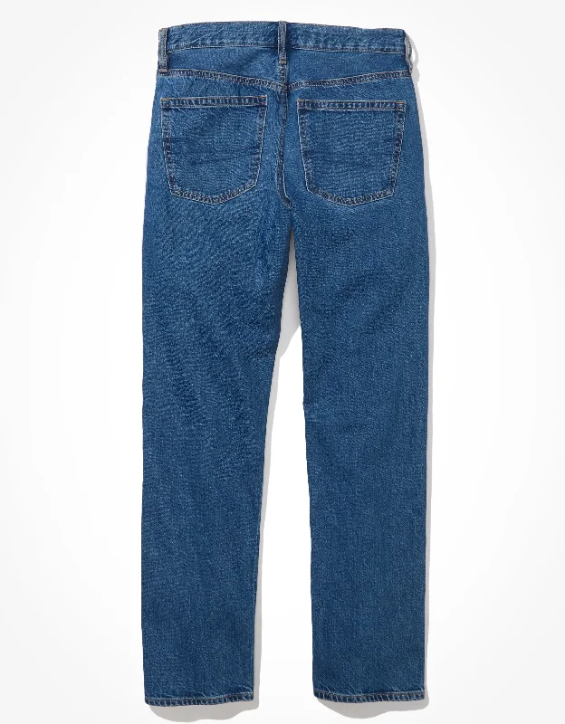 AE x The Jeans Redesign '90s Straight Jean Fashionable Raw Hem Bootcut Jeans