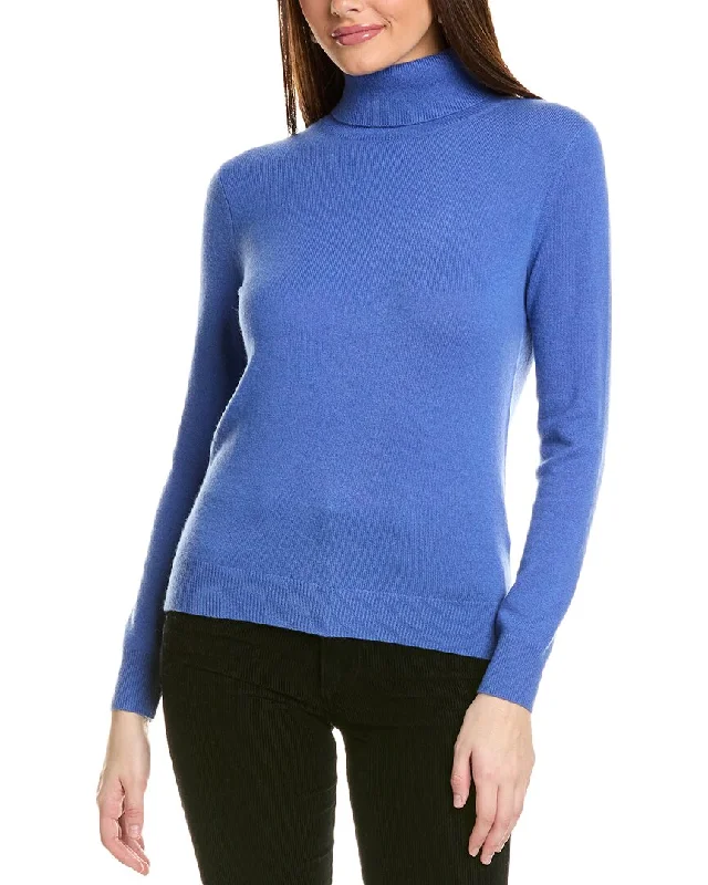 Amicale Cashmere Basic Turtleneck Cashmere Sweater Machine Wash Dry Clean Hand Wash