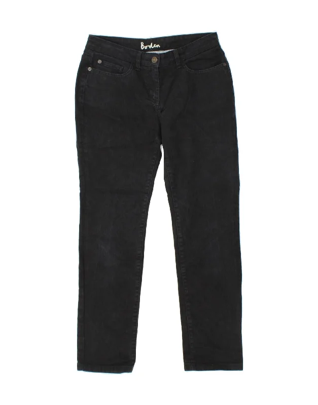 BODEN Womens Slim Jeans UK 10 Small W28 L28 Black Cotton Trendy Skinny High-Waist Jeans BODEN Womens Slim Jeans UK 10 Small W28 L28 Black Cotton Trendy Skinny High-Waist Jeans