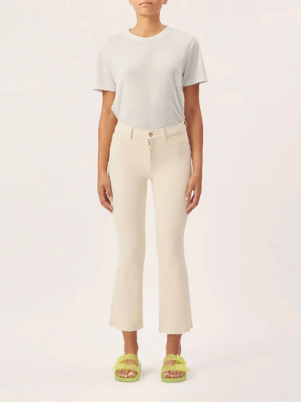 Bridget Boot High Rise Instasculpt Crop Jean In Parchment Trendy Vintage Denim Jeans Bridget Boot High Rise Instasculpt Crop Jean In Parchment Trendy Vintage Denim Jeans