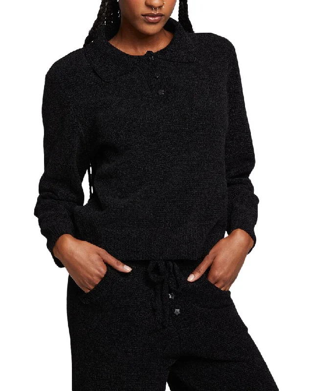 Chaser Sweater Real Fur Shearling Chenille