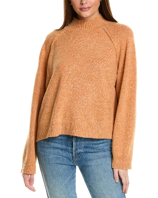 Collaboration Melange Boxy Mock Neck Cashmere Sweater Wool Sweater Cotton Sweater Cashmere Sweater Collaboration Melange Boxy Mock Neck Cashmere Sweater Wool Sweater Cotton Sweater Cashmere Sweater