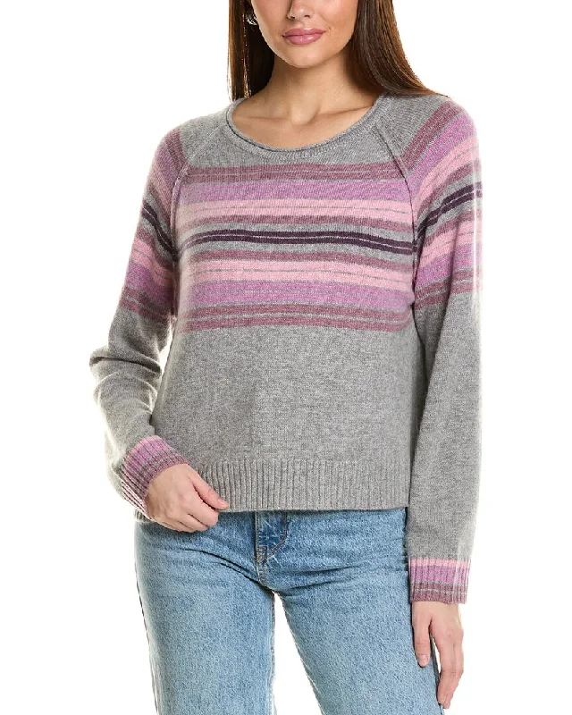 Collaboration Striped Raglan Crewneck Cashmere Sweater Rayon Fabric Velvet Fabric Corduroy Fabric Collaboration Striped Raglan Crewneck Cashmere Sweater Rayon Fabric Velvet Fabric Corduroy Fabric
