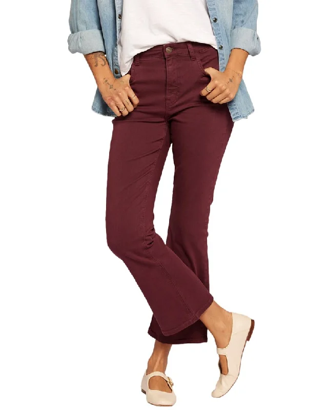 Current/Elliott The Boulevard Truffle Crop Bootcut Jean Stylish Plus Size Denim Jeans