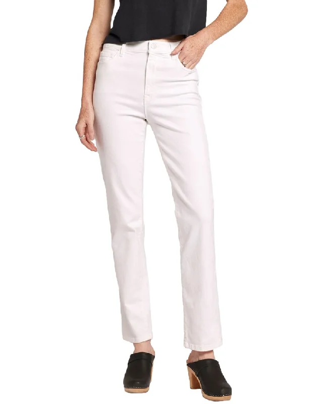 Current/Elliott The Soulmate Blanc Straight Leg Jean Comfortable Faded High-Rise Jeans Current/Elliott The Soulmate Blanc Straight Leg Jean Comfortable Faded High-Rise Jeans