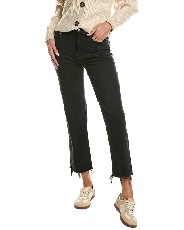 DAZE DENIM Straight Up High Rise Straight Jean Comfortable Dark Wash Jeans