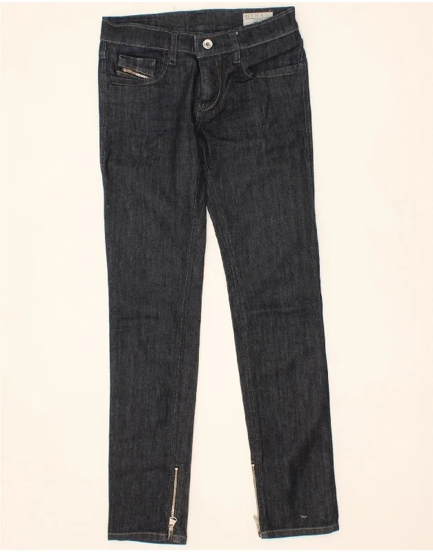 DIESEL Womens Zivy Skinny Jeans W26 L29 Navy Blue Cotton Casual Distressed Skinny Jeans DIESEL Womens Zivy Skinny Jeans W26 L29 Navy Blue Cotton Casual Distressed Skinny Jeans