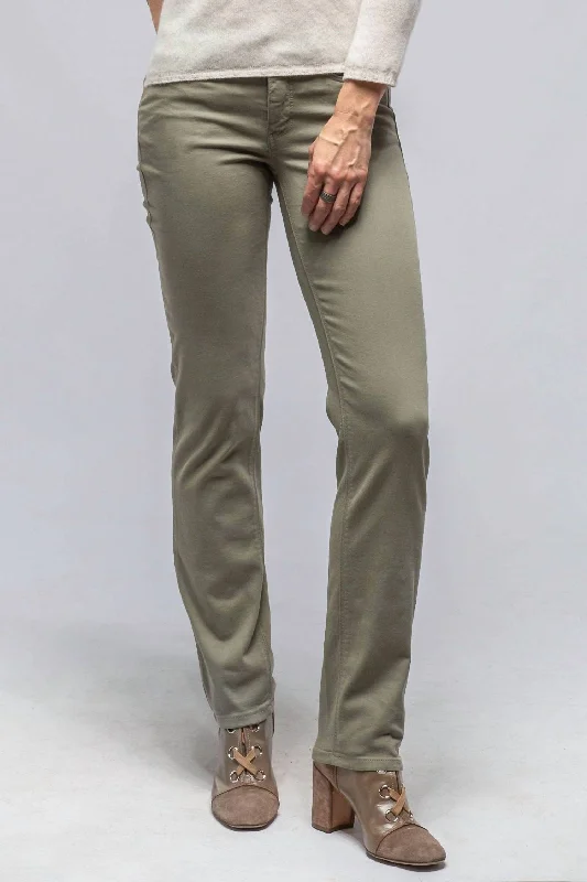 Dream Straight Cotton Stretch Jeans In Sage Comfortable Stretch Fit Jeans