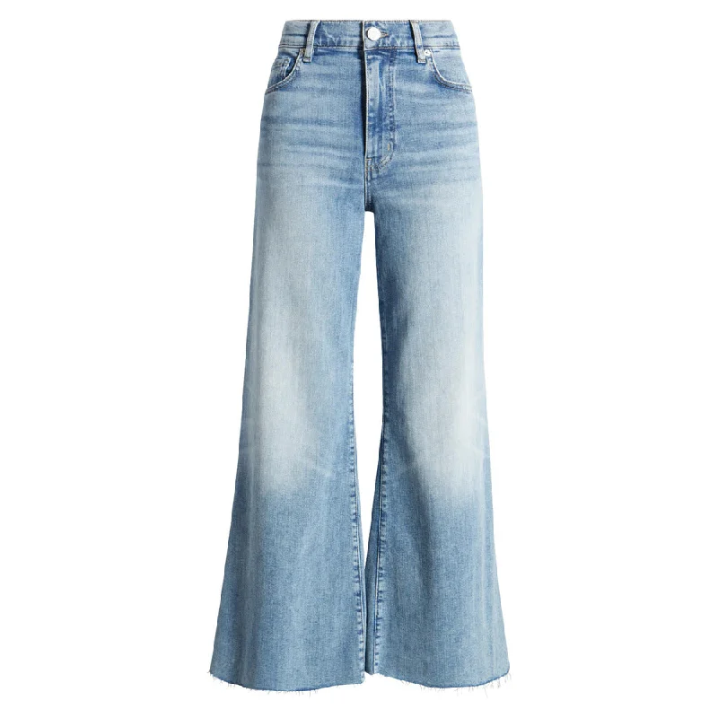 Frame Women's Le Palazzo High Waist Crop Wide Leg Jeans, Whimsy Elegant High-Waisted Flared Jeans Frame Women's Le Palazzo High Waist Crop Wide Leg Jeans, Whimsy Elegant High-Waisted Flared Jeans