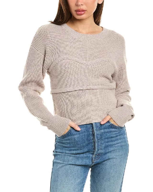 IRO Gedeon Wool-Blend Sweater Handmade Hand-knitted Hand-woven