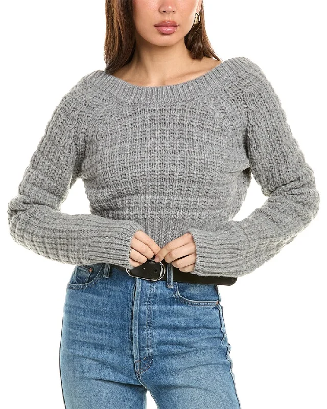 IRO Lonas Wool-Blend Sweater Stretchy Elastic Breathable