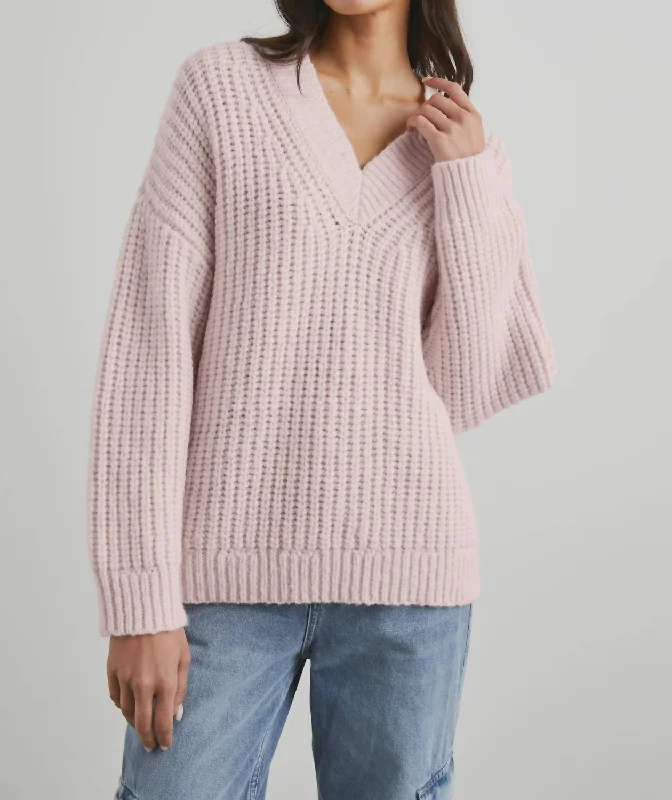 Jodie Sweater In Rosewater Modern Contemporary Chic