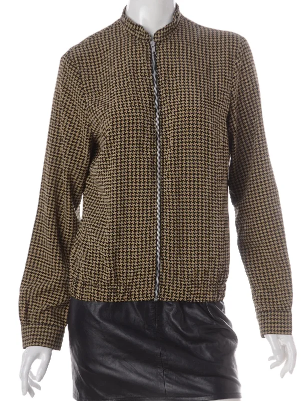Label Blouse Bomber Chic Off-Shoulder Blouse