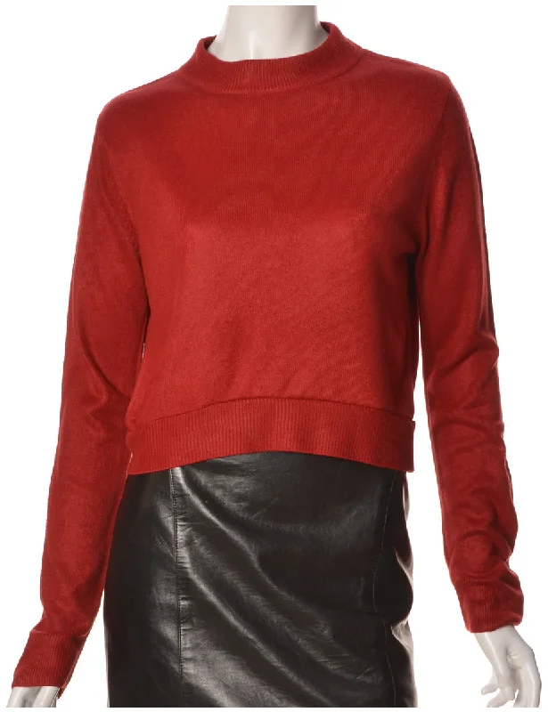 Label Hari Summer Cropped Jumper Houndstooth Herringbone Solid