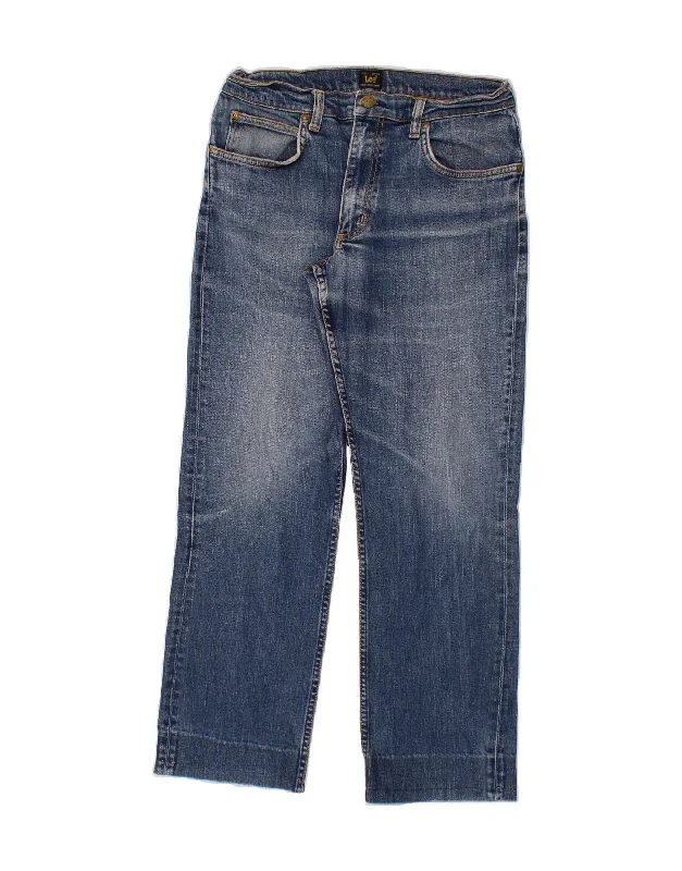 LEE Womens Brooklyn Straight Jeans W32 L28 Blue Cotton Casual Distressed Skinny Jeans LEE Womens Brooklyn Straight Jeans W32 L28 Blue Cotton Casual Distressed Skinny Jeans