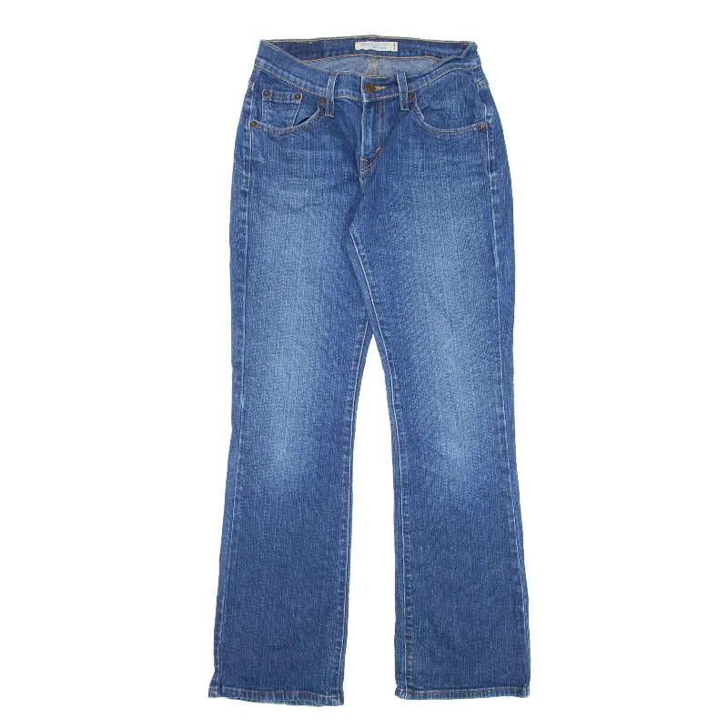 LEVI'S 529 Jeans Blue Denim Regular Bootcut Stone Wash Womens W24 L30 Trendy Classic Fit Jeans LEVI'S 529 Jeans Blue Denim Regular Bootcut Stone Wash Womens W24 L30 Trendy Classic Fit Jeans