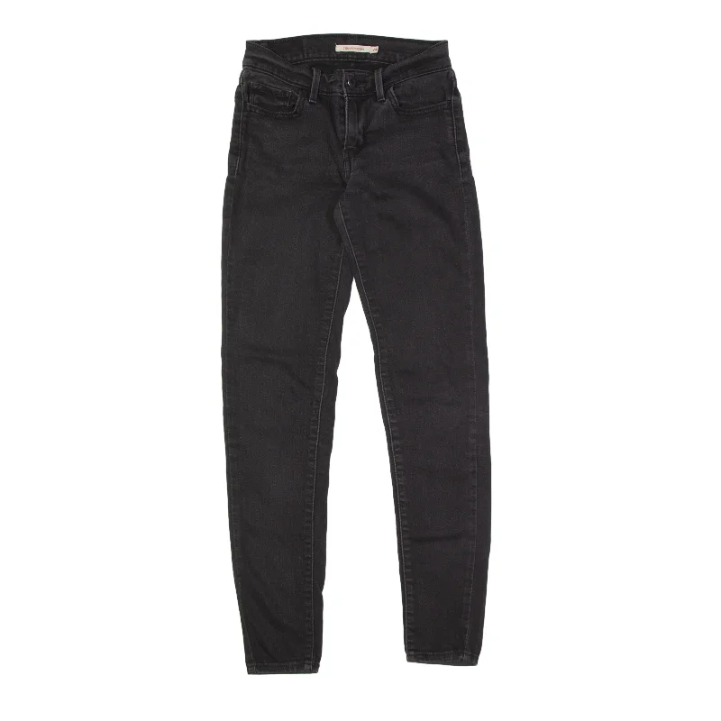 LEVI'S 710 Jeans Black Denim Slim Skinny Womens W24 L30 Stylish Relaxed Fit Skinny Jeans LEVI'S 710 Jeans Black Denim Slim Skinny Womens W24 L30 Stylish Relaxed Fit Skinny Jeans